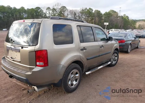 2010 Honda Pilot Lx from USA, damaged, VIN 5FNYF3H2XAB013835